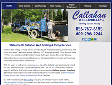 Tablet Screenshot of callahanwelldrilling.com